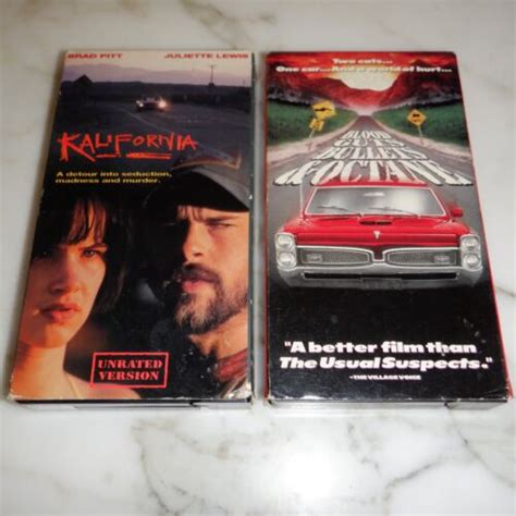 Blood Guts Bullets And Octane VHS Tape Kalifornia Brad Pitt Juliette Lewis NR EBay