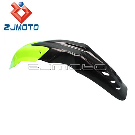 Motorcycle Dual Sport Green Front Mudguard Abs Plastic Motocross Front
