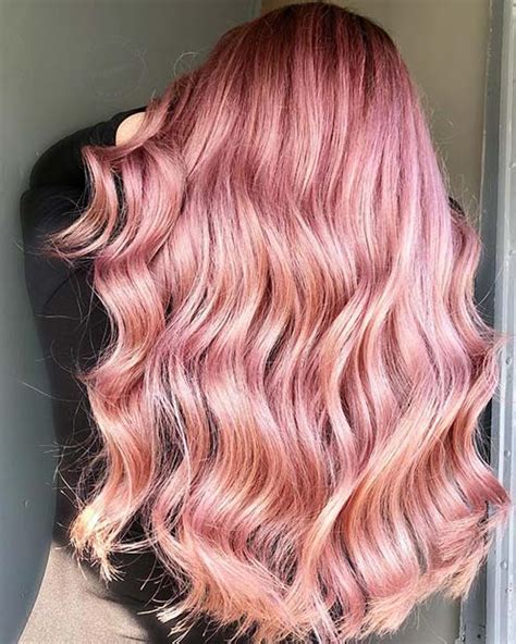 One could probably include it in the pastel section of colors. 43 Trendy Rose Gold Hair Color Ideas | Page 4 of 4 | StayGlam