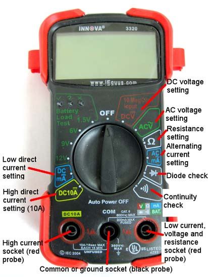 Innova Multimeter 3320 Manual