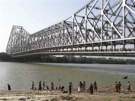 India A Tourists Paradise India Kolkata Must See Howrah Bridge