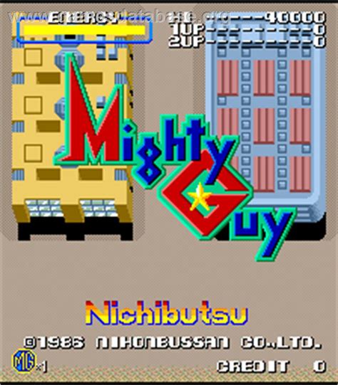 Mighty Guy Arcade Games Database