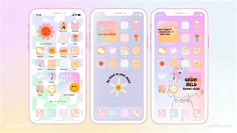 20 Pastel App Icon Packs For Ios 17 Iphone And Ipad Gridfiti