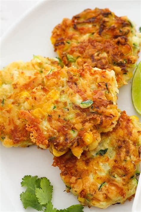 Dig in, these are delicious! Zucchini and Corn Fritters are a quick and easy weeknight ...