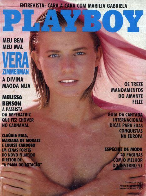 Vera Zimmermann Nua Em Playboy Magazine Brasil