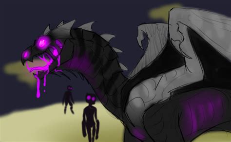 Her health is frequently restored by nearby end crystals, indicated by a magical white beam connecting the dragon and the crystal. ask-enderman | Tumblr