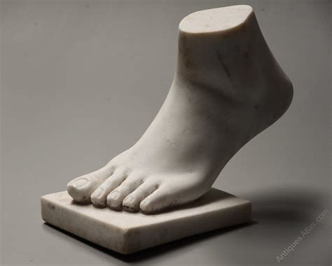 Antiques Atlas Grand Tour Style Marble Sculpture Of A Foot