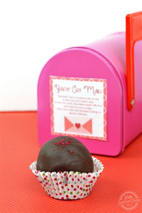 Red Velvet Cake Balls Youve Got Mail Valentine Printable