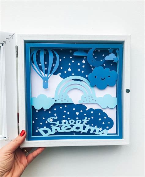How To Make A Layered Shadow Box With Cricut