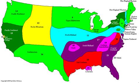 This Map Shows How Americans Speak 24 Different English Dialects