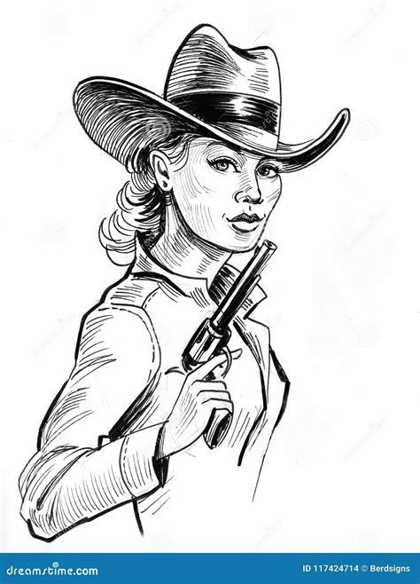 Cowgirl Royalty Free Stock Image 117424714