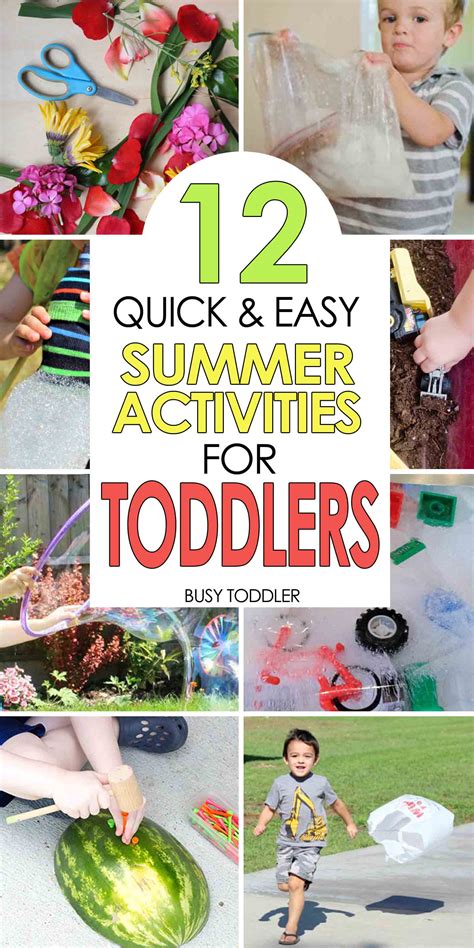 50 Awesome Summer Activities For Toddlers Busy Toddler