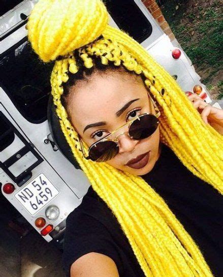 Nails Black Girl Yellow 29 Super Ideas Rasta Hair Yellow Hair