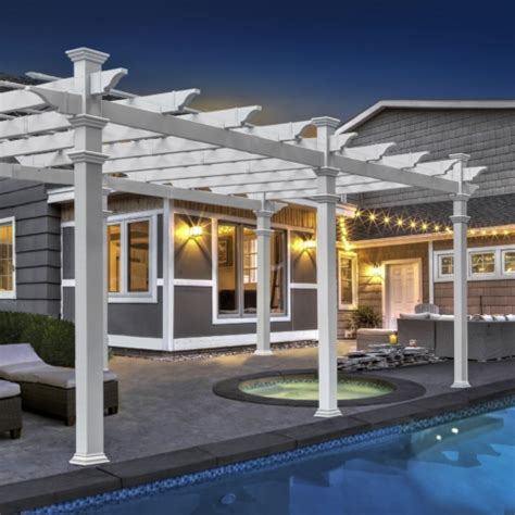 Diy Vinyl Pergola Kits For Your Backyard Delivered Throughout The Usa