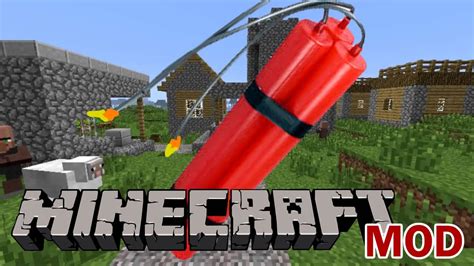 Being shot by a flaming projectile 4.1. DYNAMITE MINECRAFT MOD 🔥🔥 - YouTube