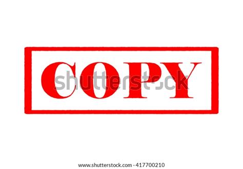 Rubber Stamp Copy Stock Vector Royalty Free 417700210