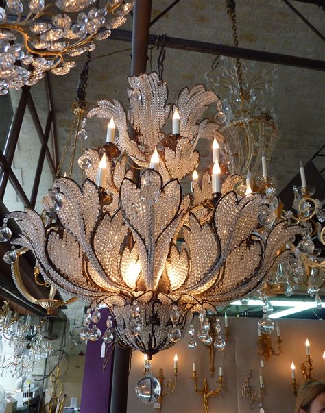 Flamboyant Art Deco Chandelier Hollywood Glam Lamps And Lighting Home