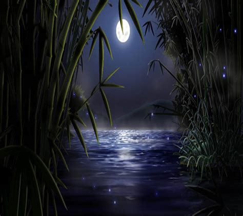 Night River Wallpapers Top Free Night River Backgrounds Wallpaperaccess