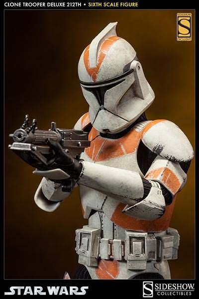 Sideshow Clone Trooper Deluxe 212th Figure At Mighty Ape Nz