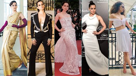 Cannes 2019 Kangana Ranauts Maxi Dress With A Plunging Neckline And