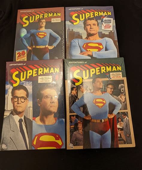 Adventures Of Superman Complete Original Tv Show Series Dvd Set Seasons