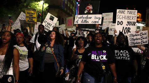 Black Lives Matter Stephon Clark Protests March On In Sacramento