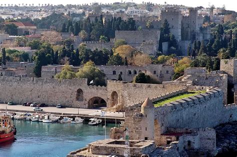 Medieval Town Of Rhodes Greek Castles