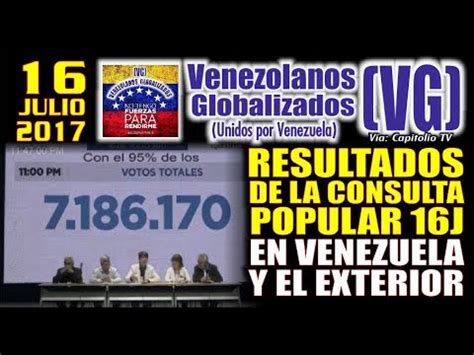 Largas filas en venezuela y voto en el exterior: RESULTADOS de la Consulta Popular en Venezuela y en el ...