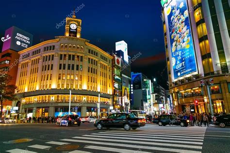 The Ginza District In Tokyo Stock Editorial Photo © Cowardlion 115169086