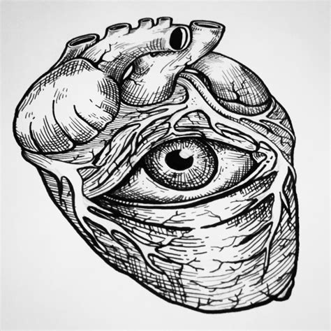 Heart Eye Illustration On Behance