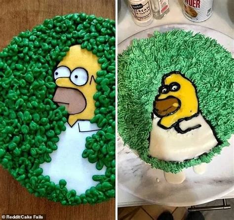 Embarrassed Home Bakers Reveal Their Hilarious Cake Fails Daily Mail