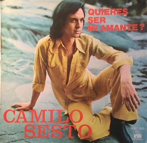 Quieres Ser Mi Amante Camilo Sesto 1974 Lp Ariola Cdandlp