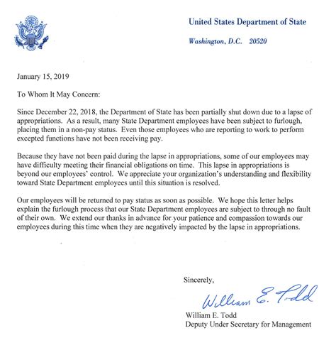 Where does the phrase come from? StateDept Issues "To Whom It May Concern" Departmental ...