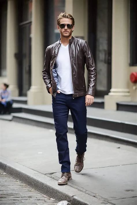 Leather Jackets For Men Style Guide Outfits Inspiration Styles