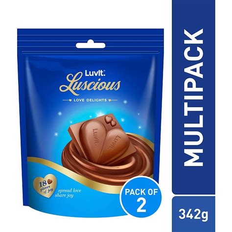 Luvit Luscious Love Delights Chocolate Pack Of 2 Loot Deal The