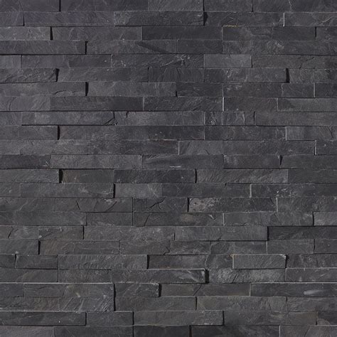 Premium Black Slate Stoneyard Stone Veneer Panels Wall Cladding