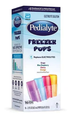 Pedialyte Freezer Pops Bebida Electrolitos Congeladas 16pzas En Venta