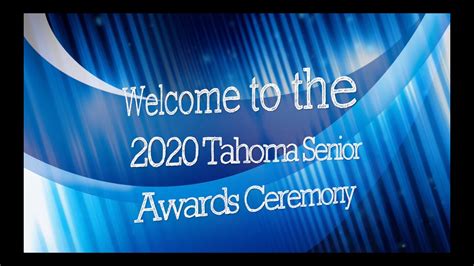 2020 Senior Awards Ceremony Youtube