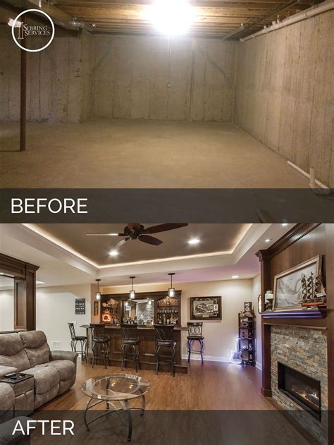 Before And After Pictures Of A Basement Remodel
