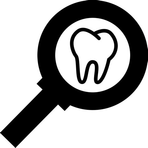 Zoom On Tooth Svg Png Icon Free Download 17742 Onlinewebfontscom