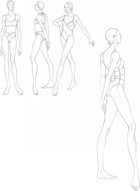 Find & download free graphic resources for fashion sketch. The Fashion Plate - Figure Drawing - Martel Fashion