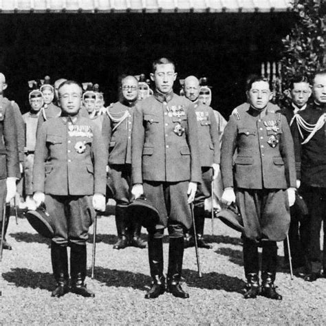 Crown Prince Lieutenant General Yi Un Prince Captain Yi Geon And Captain Yi Wu In 1938 R