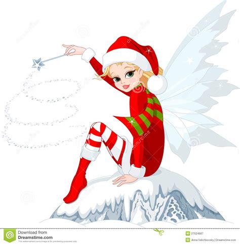 Christmas Fairy Stock Vector Illustration Of Frost Cold