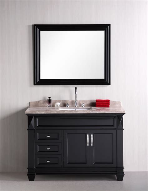 Neutral bathroom vanities clearance 60 inch double sink tips for 2019. 48 Inch Single Sink Bathroom Vanity with Badel Gray Marble ...