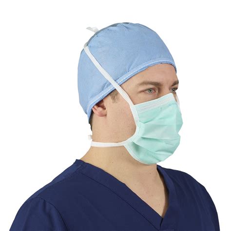 Ultra Health Surgical Face Masks Fluid Resistant Anti Fog 50 Pack