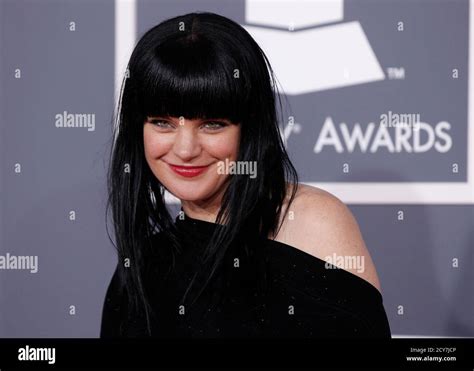Actress Pauley Perrette Arrives At The 54th Annual Grammy Awards In Los