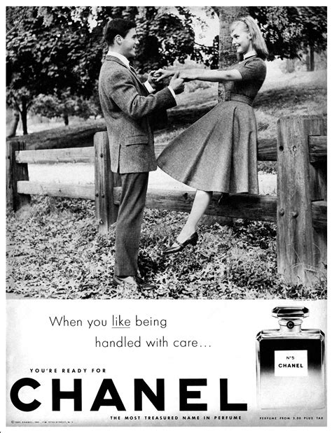 1960 Chanel No 5 Perfume Ad Publicidad Anuncios Cabello