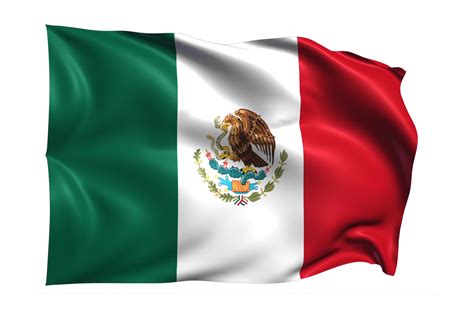 Mexican Flag Waving Png