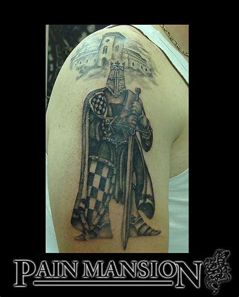 The map includes the locations of exotic places to discover including trogir, dubrovnik, and mostar, with a. HRVATSKI VITEZ TETOVAŽA CROATIAN KNIGHT TATTOO PAIN MANSION.jpg