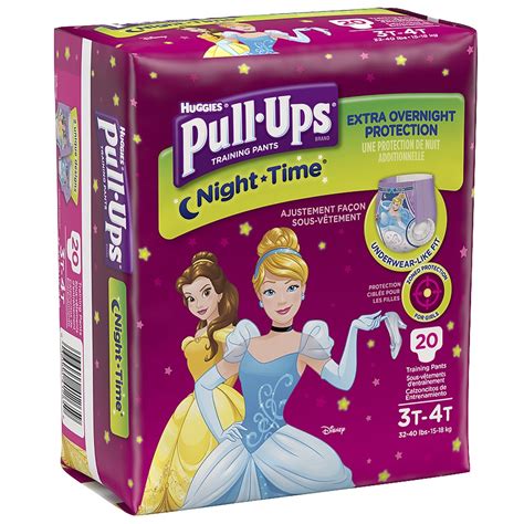 Huggies Pull Ups Night Time Training Pants For Girls Jumbo Pack 3t 4t
